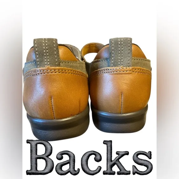 SAS Mary Jane leather shoes, rubber soles, size 8.5 great condition
