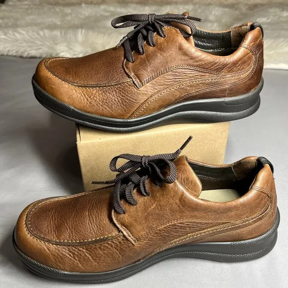 SAS Move On Mens Shoes Size 10.5 Wide Lace Up D9907352 Brown Grandpa Core