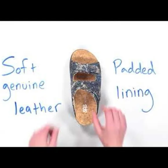 SAS women’s Cozy Slide Sandal In Size 8 WIDE