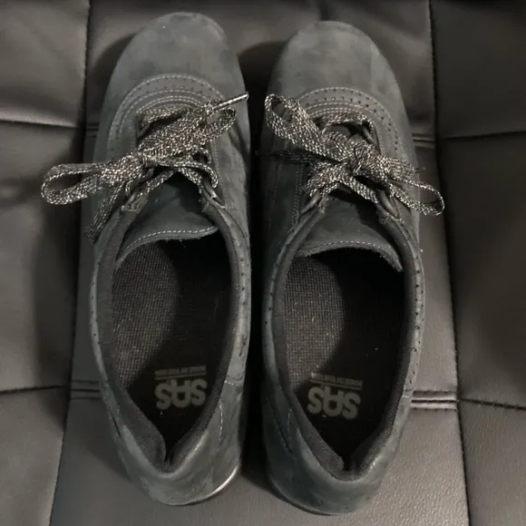 SAS Women’s Walk Easy Nero Black Walking Shoes Size 10 N