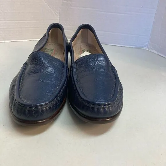 SAS Women’s Tripad Comfort Shoes Blue Loafers Slip Ons Size 6.5