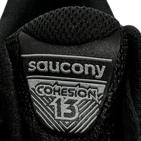Saucony Cohesion 13 Running Shoes Mens 14 Wide Sneakers Training S20560 4 Black