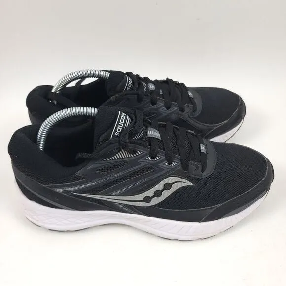 SAUCONY COHESION 13 Womans Sneakers Running Shoes size 7.5 black white