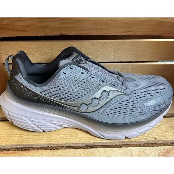 Saucony Men's Guide 17 Running Shoes Size 10.5 X-Wide (Flint/Shadow) new w/o box