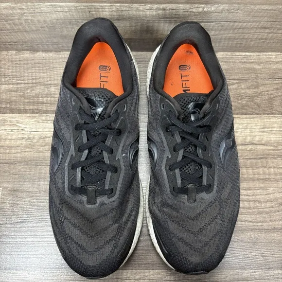 Saucony Triumph 19 Black Mens US Size 9.5 Wide EUR 43 S20679-10 Running Shoes