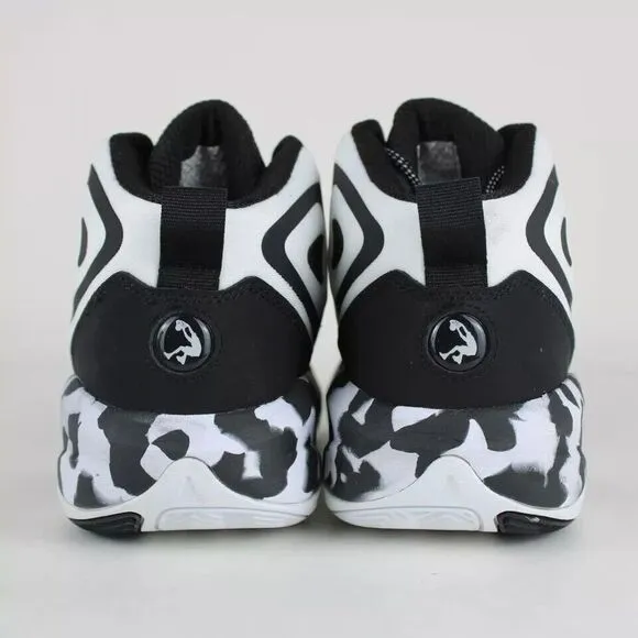 SHAQ Men's Apex S24 Basketball Camo Print Shoes Size‎ 11.5 Black/White AQ95016M