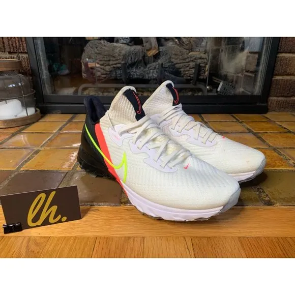 Size 9 Nike Air Zoom Infinity Tour “Volt White Crimson” Wide Golf Shoes CT0541-1