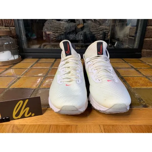Size 9 Nike Air Zoom Infinity Tour “Volt White Crimson” Wide Golf Shoes CT0541-1
