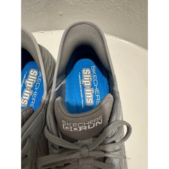 SKECHERS $85 Go Run Slip-ins Memory Foam Gray Size Men's 14