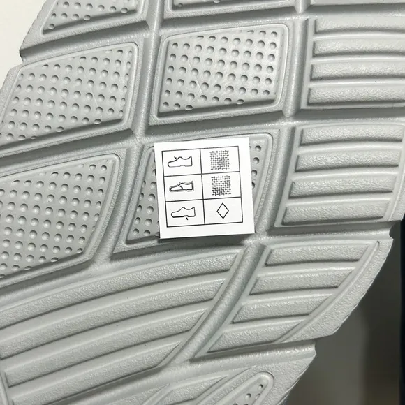 Skechers Charcoal Gray Orange Equalizer Double Play Slip On Fabric Memory Foam