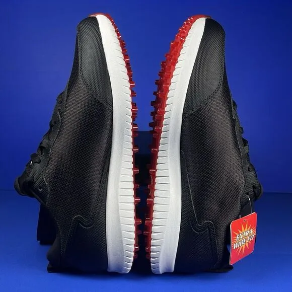 SKECHERS GO GOLF MAX FAIRWAY 4 MEN'S 10 EXTRA WIDE BLACK RED GOLF SHOES