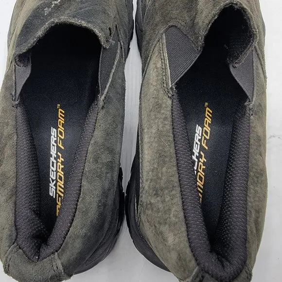 Skechers Mens 10 After Burn M.Fit Restamp Memory Foam Gray 50123