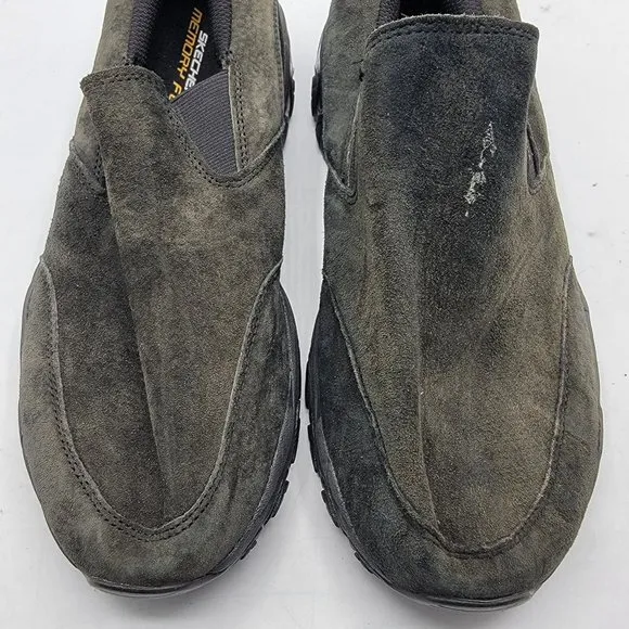 Skechers Mens 10 After Burn M.Fit Restamp Memory Foam Gray 50123