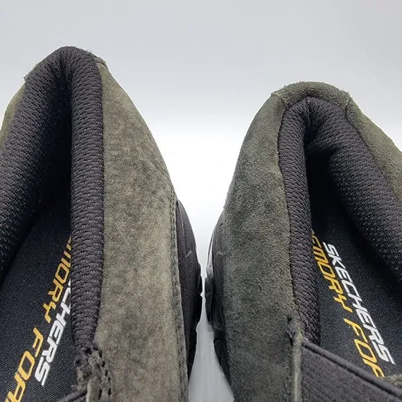 Skechers Mens 10 After Burn M.Fit Restamp Memory Foam Gray 50123