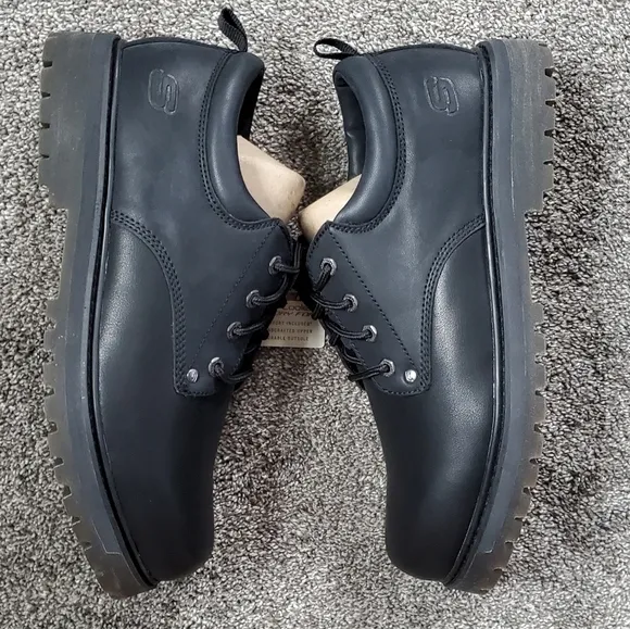 Skechers Mens Alley Cats-Mesago Oxford Shoes
