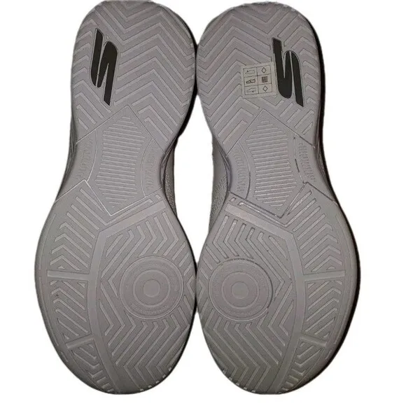 Skechers Mens Viper Court Smash Pickleball Shoes Extra-Wide Shoes (246072WW/WHT)