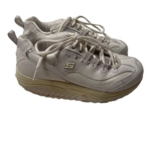 Skechers Shape Ups Shoes White Size 7