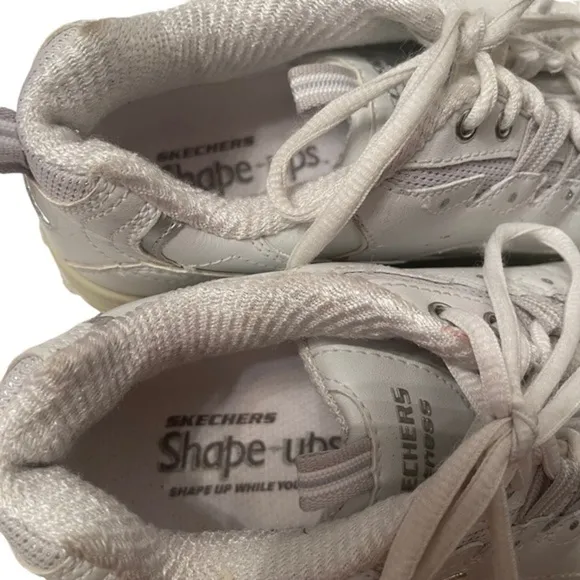 Skechers Shape Ups Shoes White Size 7