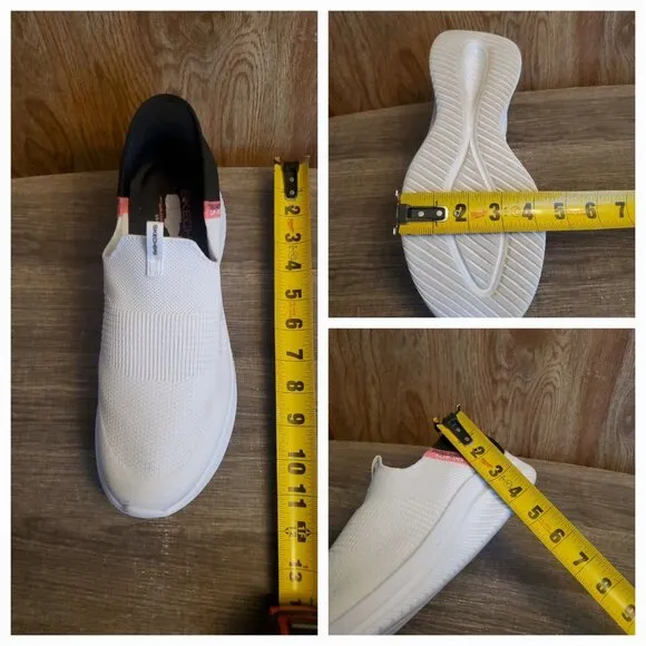 Skechers Slip-Ins Ultra Flex 3.0 Shoes Womens Size 11 Wide White