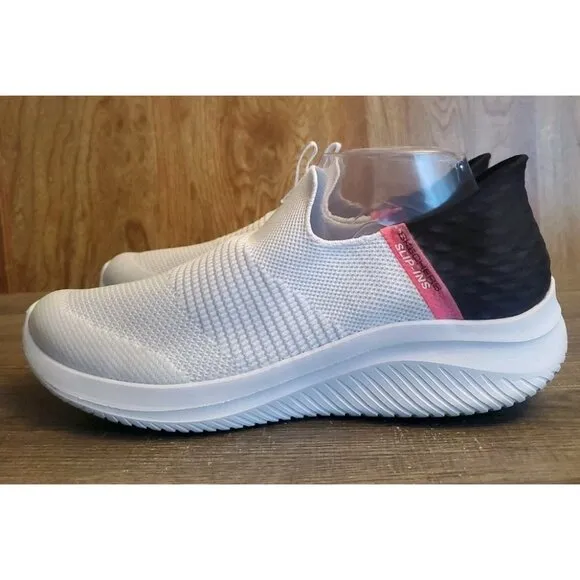 Skechers Slip-Ins Ultra Flex 3.0 Shoes Womens Size 11 Wide White