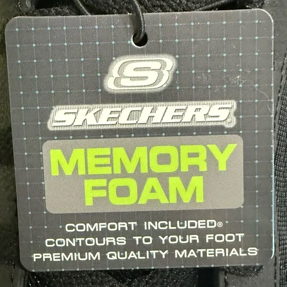 Skechers Sport Wave-Flex Air Memory Foam Black Men's Sneakers Size 11