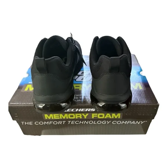 Skechers Sport Wave-Flex Air Memory Foam Black Men's Sneakers Size 11