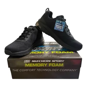 Skechers Sport Wave-Flex Air Memory Foam Black Men's Sneakers Size 11