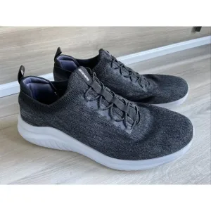 Skechers Ultra Flex 2.0 Running Shoes 232206W wide fit‎ mens Sz 12 Charcoal Gray