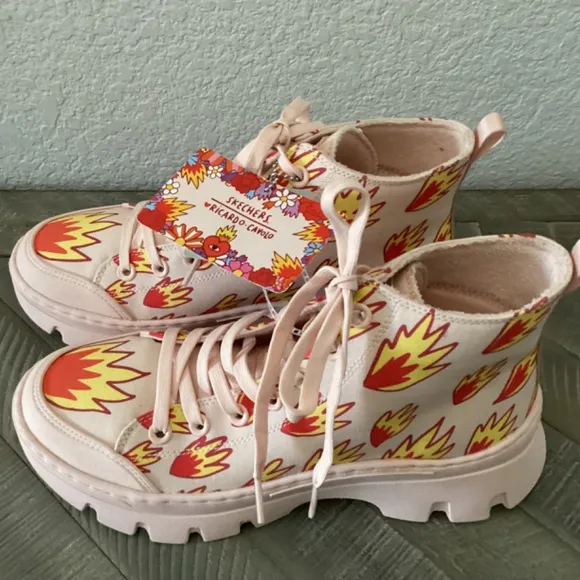 Skechers Women's Ricardo Cavolo: Roadies Surge - Tiny Flames Boots, size…