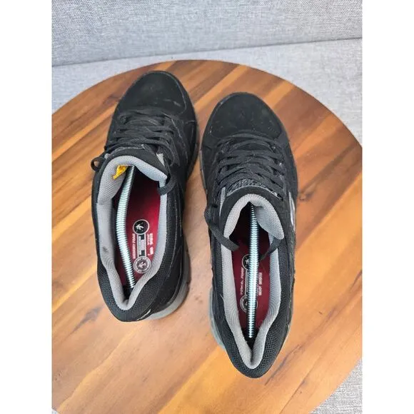 Skechers Work Synergy Ekron Alloy Toe Shoe Black/Charcoal Mens Size 12
