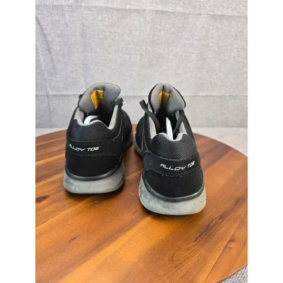 Skechers Work Synergy Ekron Alloy Toe Shoe Black/Charcoal Mens Size 12