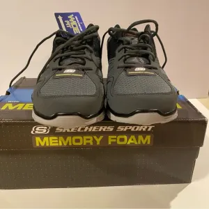 Sketchers Shoes Men’s 14W Gray 58350W Sneaker Memory Foam