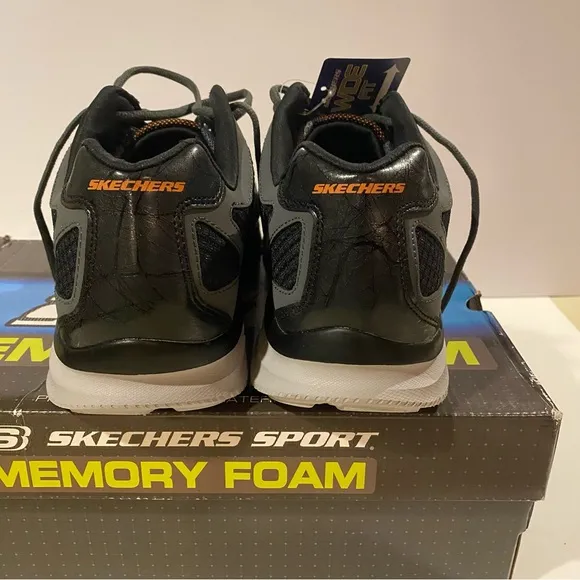 Sketchers Shoes Men’s 14W Gray 58350W Sneaker Memory Foam