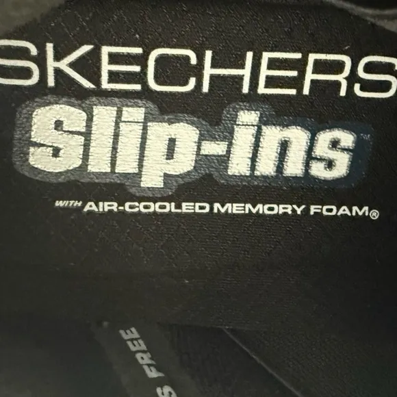 Sketchers Summits AT Slip-ins Shoes Sneakers Hands Free Size 8 Grey Navy