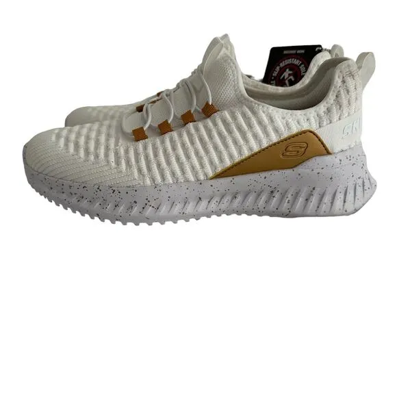 Sketchers Work Slip Resistant Relaxed Fit Air Cool Memory Foam Women Sz7.5 Ivory