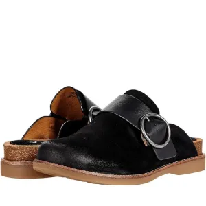 Sofft Mules Suede Black Leather Shoes 9.5