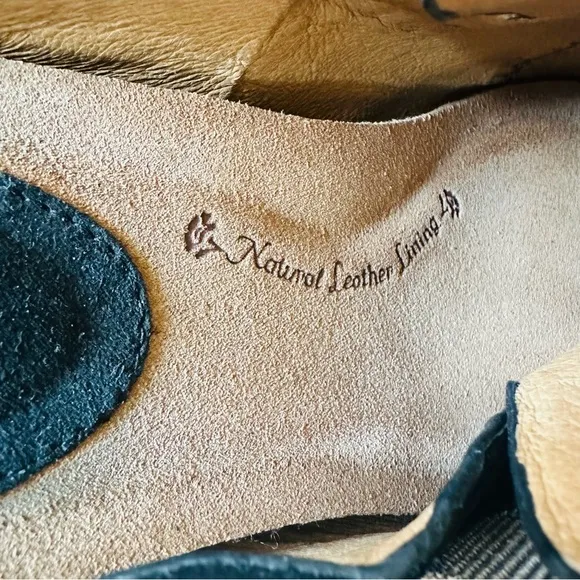 Sofft Mules Suede Black Leather Shoes 9.5