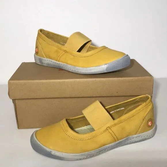 Softinos by FLY London Ion Washed Leather Shoes