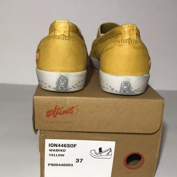Softinos by FLY London Ion Washed Leather Shoes