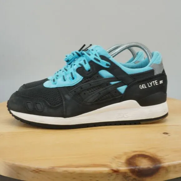Solebox x ASICS Gel-Lyte III Men's Size 8 Shoes Blue Carpenter Bee Sneakers