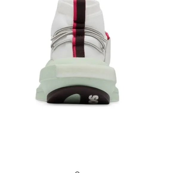 SOREL Explore Defy Midi Sneakers SEASALT Womens 7.5 NWOB