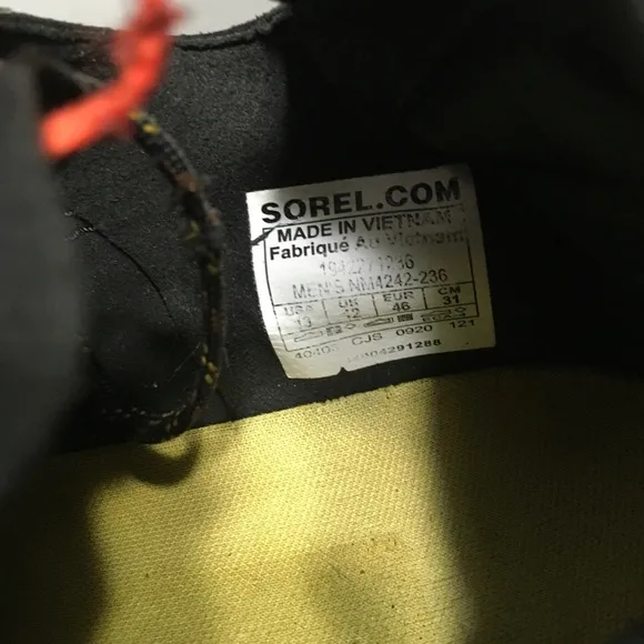 Sorel Kinetic Rush Ripstop NM4242-236 Sneakers Running Shoes Multicolor Sz 13