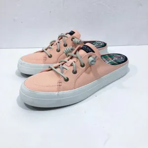 Sperry Crest Vibe Mule Chambray Pink Sneaker Shoes