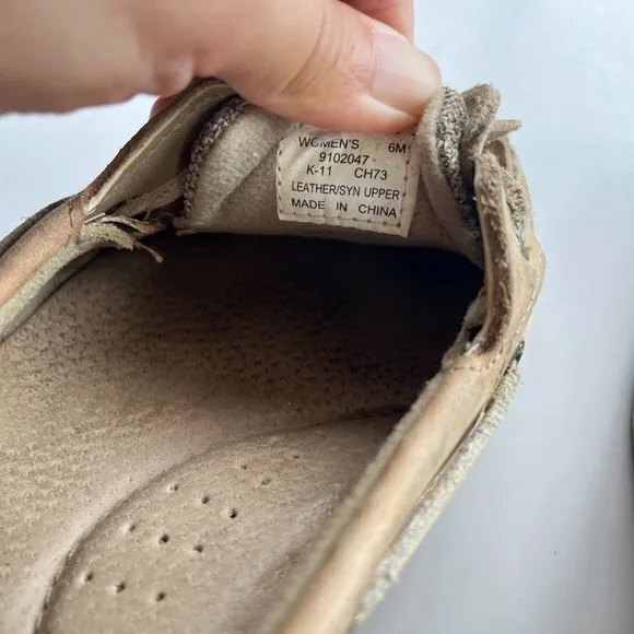 Sperry Top-Sider Angelfish Slip-On Boat Shoes‎ Womens Linen-Oat Size 6M