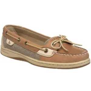 Sperry Top-Sider Angelfish Slip-On Boat Shoes‎ Womens Linen-Oat Size 6M