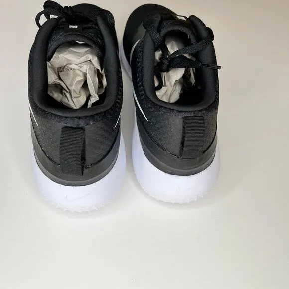Spikeless Nike Gold Shoes Roshe G Black White New.