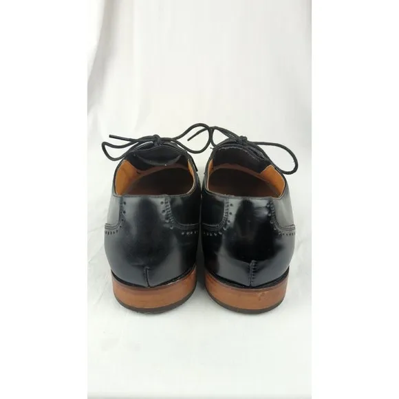 Stacy Adams Men's Sullivan Wingtip Oxford Dress Shoes Memory Foam Black 8.5