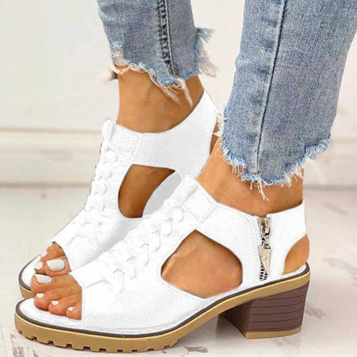 Steffie™ - Women's Orthopaedic Block Heel Sandals