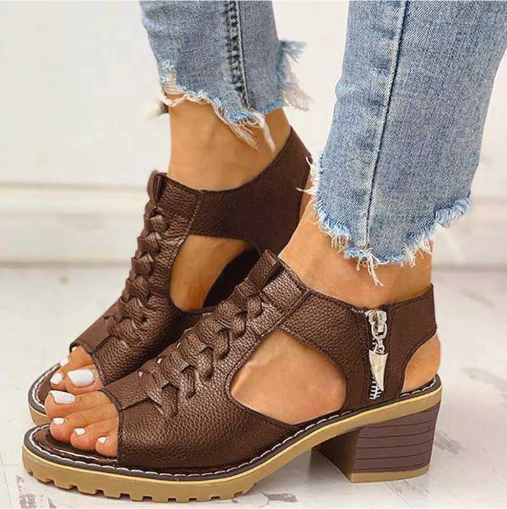 Steffie™ - Women's Orthopaedic Block Heel Sandals