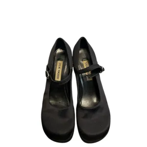 Steve Madden Black Mary Jane Shoes Goth Punk Wednesday Addams 6.5 Y2K
